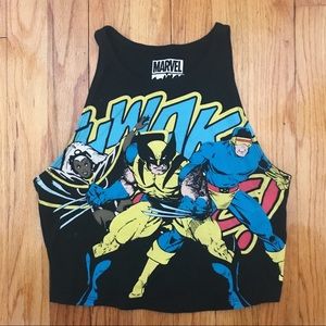 X-Men Racerback Crop Top